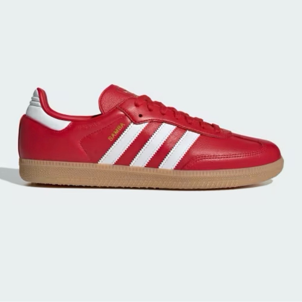 Adidas OG Samba Red and White Sneakers